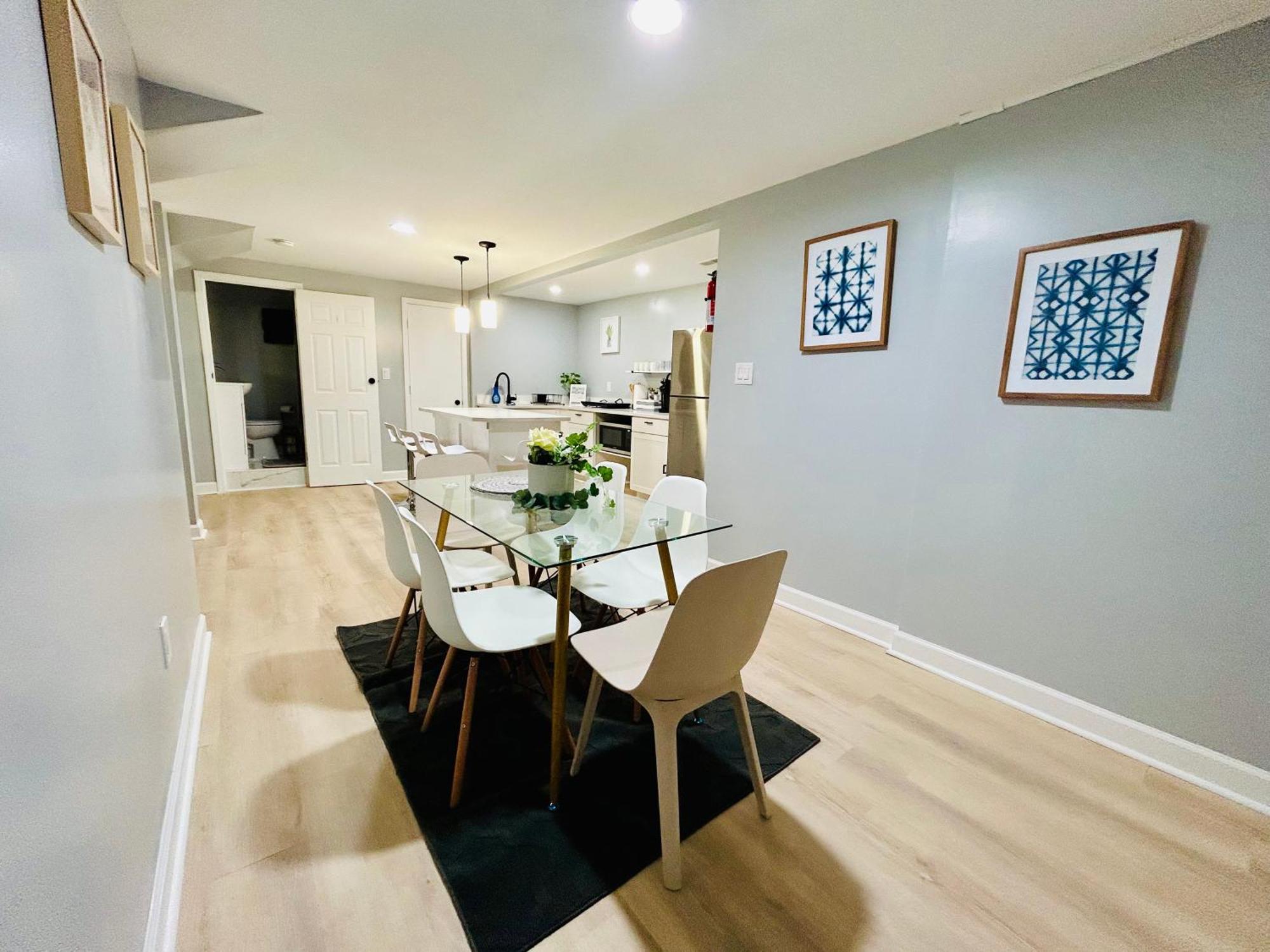 Comfy Lower Lvl Apt With Jetted Tub Near Uptown And Unc Charlotte Eksteriør bilde
